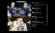 Basketball fans react to Caitlin Clark and Kate Martin's reunion